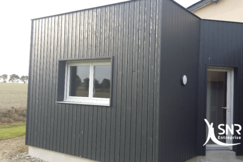 agrandissement maison mayenne SNR Entreprise ossature bois 53 35