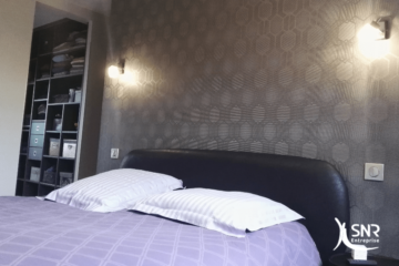 Création d une suite parentale avec dressing et salle de bain par SNR Entreprise renovation maison rennes