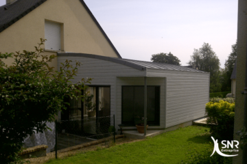 Extension maison en bois par SNR Entreprise expert de vos projets depuis 1984