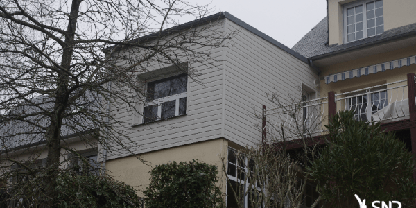 Vue après réalisation de travaux d extension maison laval par SNR Entreprise